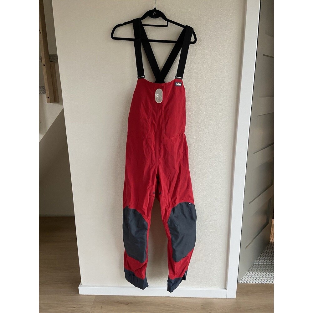 Gill Men OS2T RED Size 10Coastal Sailing Trousers/Bibs Coastal Offshore Nautical